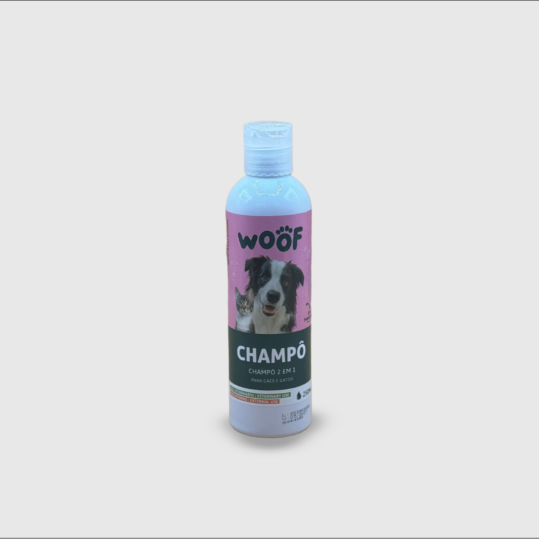 Woof – Champô 2 em 1 para Cães e Gatos