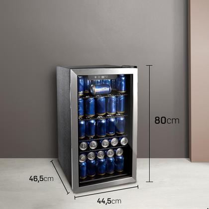 Cervejeira Expositor Vertical HQ Vidro Duplo 100 Litros Inox HQ-100CEVPV - Image 5