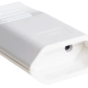 Base Móvel 2P, 10A 250V ~. Cor Branca – Solera