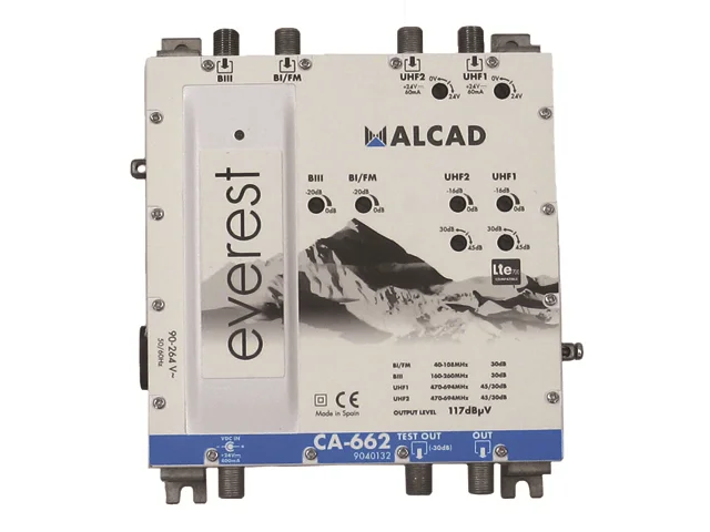 Central Amplificador Multibanda CA-662 LTE700 EVEREST ALCAD