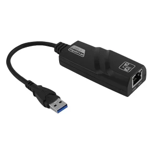 Adaptador USB 3.0 para Ethernet, USB 3.0 para 10/100/1000 Mbps Gigabit RJ45 Adaptador de rede LAN Ethernet Notebook, PC