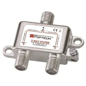 Repartidor 5-2400 MHz 2 Saídas passagem de corrente Opticum