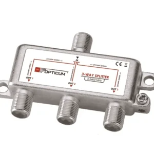 Repartidor 5-2400 MHz 3 Saídas passagem de corrente Opticum