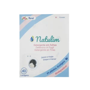 Detergente em Tiras para Roupa Floral (40 Tiras) – Natulim