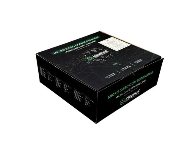 Micro Cabo Coaxial RG 5 100mts CU PVC Branco com blindagem – IDEALSAT