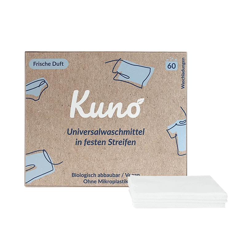 Detergente Roupa em Tiras – Universal (60 doses) – Kuno