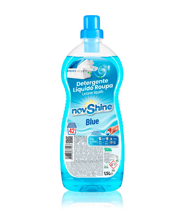 novShine Blue – Detergente Líquido da Roupa