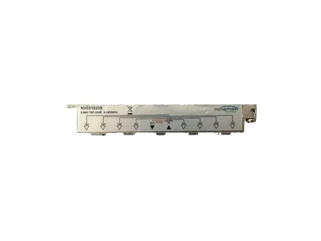 DERIVADOR FRONTAL  5-2400 MHZ 8 SAÍDAS 20 DB NOVAMAX