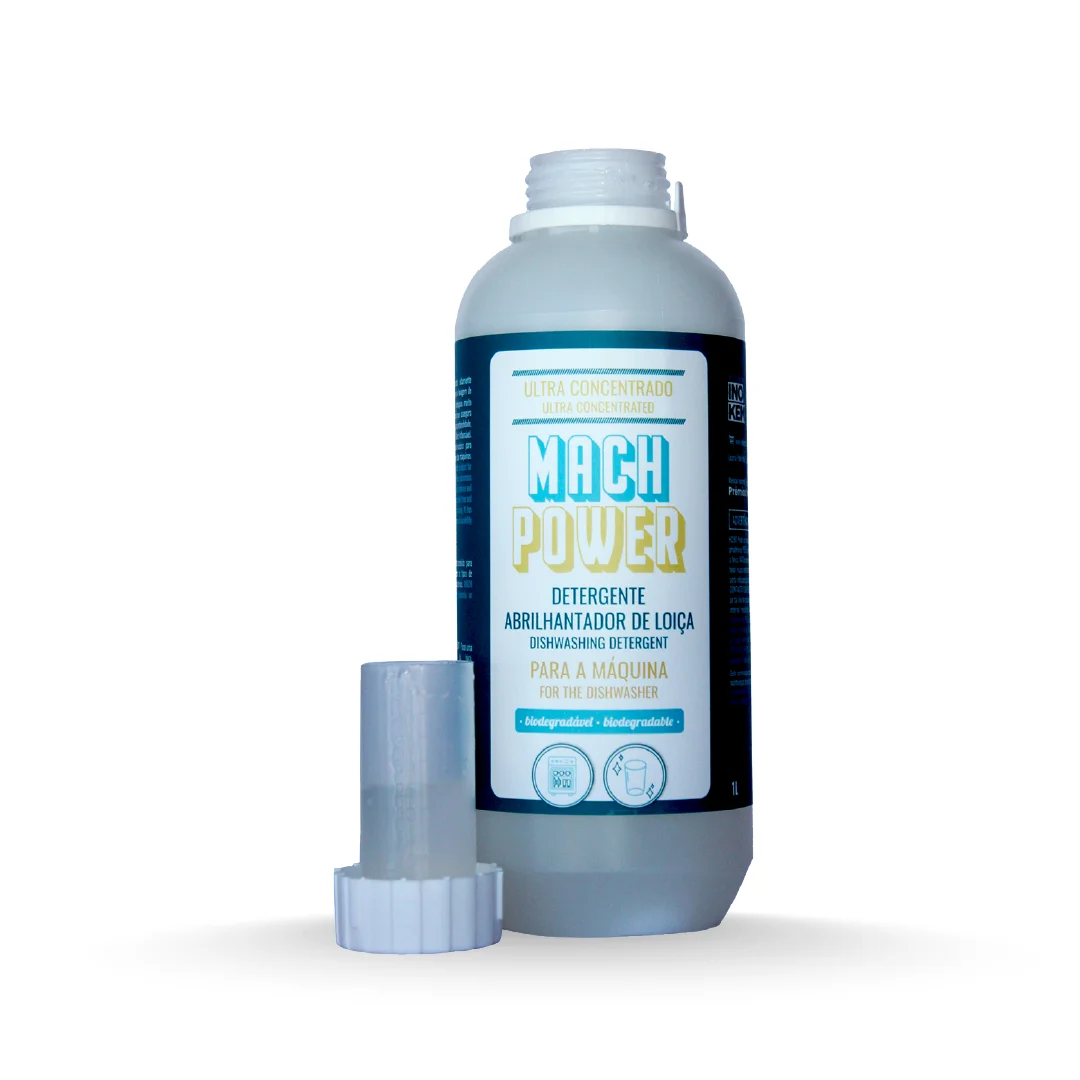 Detergente Máquina da Loiça com Anti-calcário – MACH POWER (1Litro) – Inokem - Image 4