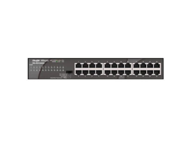 Switch de mesa24 portas RJ45 Gigabit Caixa de Metal – RG-ES124GD – Reyee - Image 3