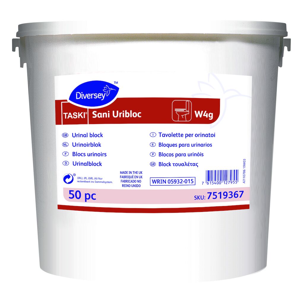 TASKI Sani Uribloc W4g  – Blocos desodorizantes para urinóis