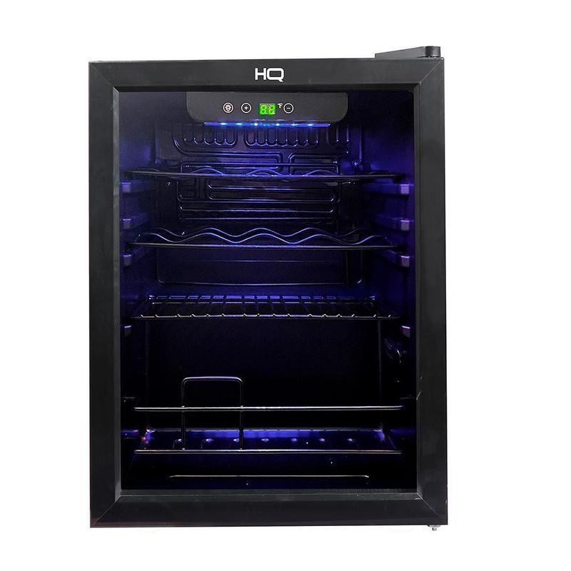 Adega de Vinhos Compressor HQ 48 Litros 16 Garrafas Preto HQ-AV16H