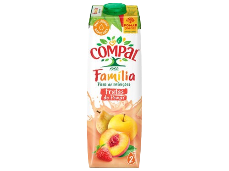 Compal Sumos Nectar Fam.frutas Pomar 1Lt