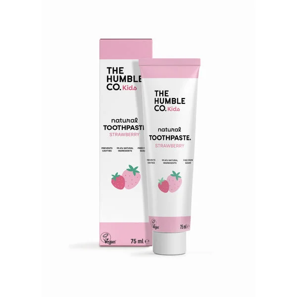 Dentífrico Natural c/ flúor – Criança Morango – Humble (75ml)