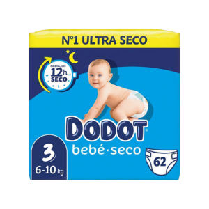 Dodot Fraldas Bebe Seco T/3 6-10Kg C/40