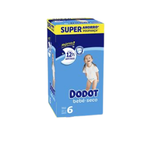 Dodot Fraldas Bebe Seco T/6 13-19Kg C/25