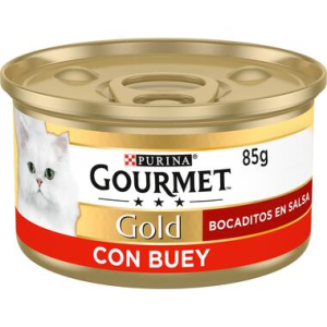Purina Gourmet Salsa/Vaca 85Gr