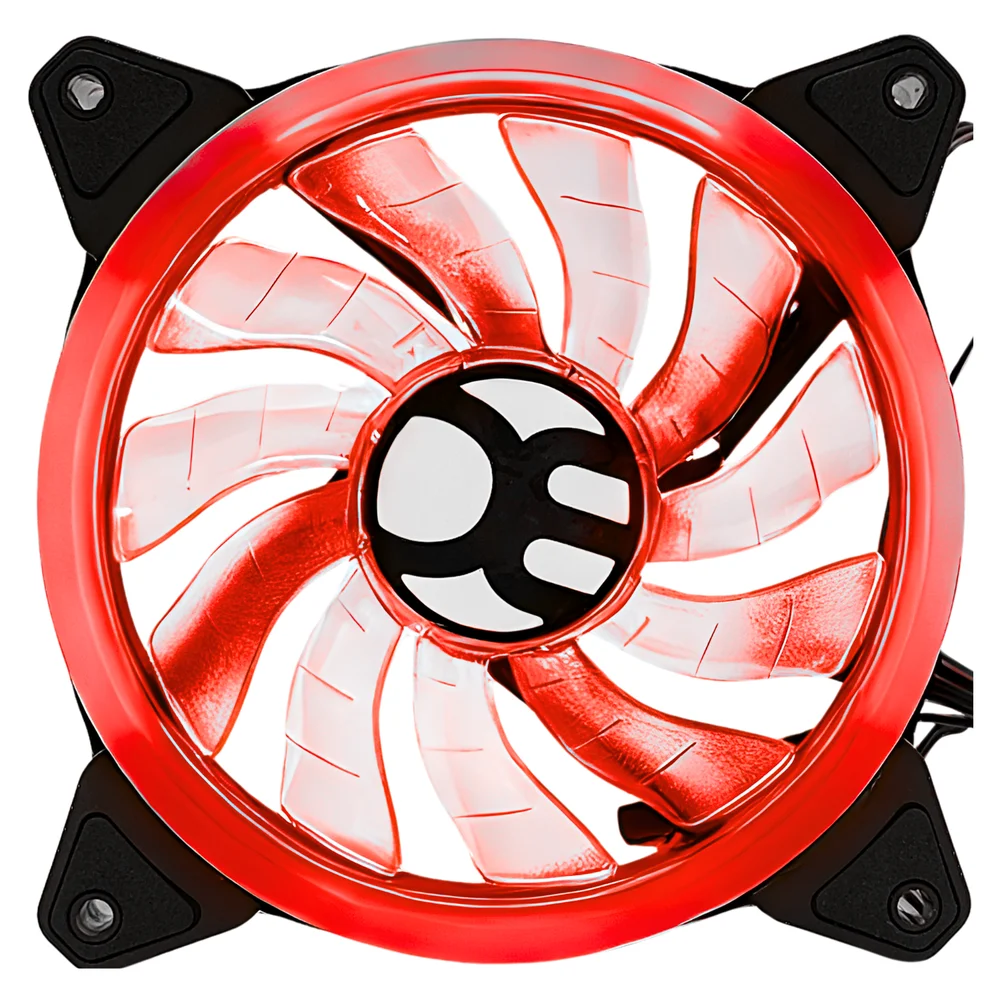 Ventoinha Bluecase 120mm, LED Vermelho