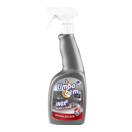 Limpabem Inox Brilho C/Pistola 500Ml