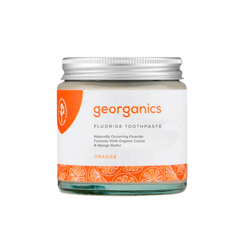 Pasta de Dentes Biológica Com Flúor – Laranja (60ml) – Georganics