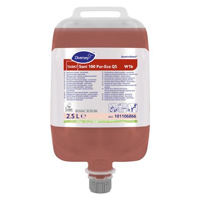 TASKI Sani 100 Pur-Eco QS W1b 2.5L – Detergente para casas de banho em QuattroSelect®