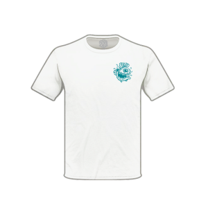 T-Shirt Cyclops Old School Algodão Orgânico – Branco