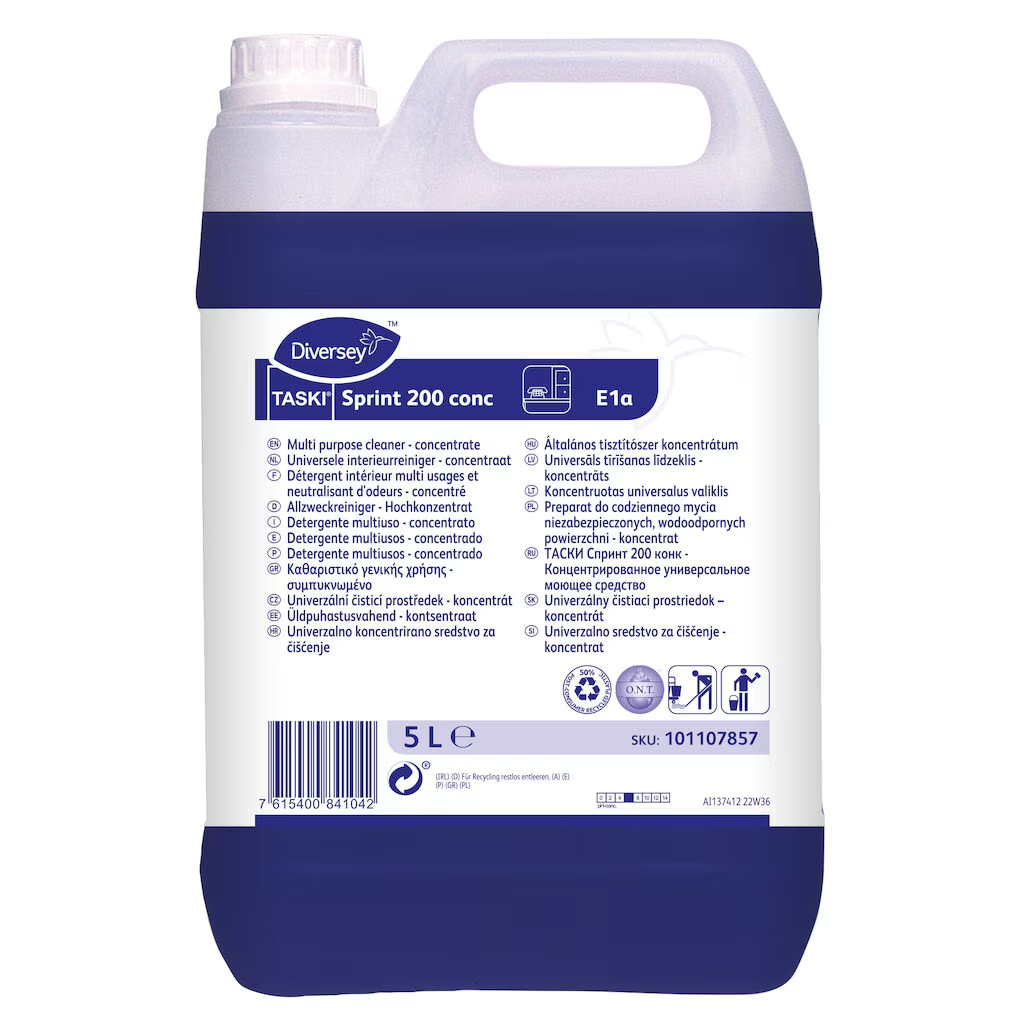 TASKI Sprint 200 conc 5L – Detergente multiusos – concentrado