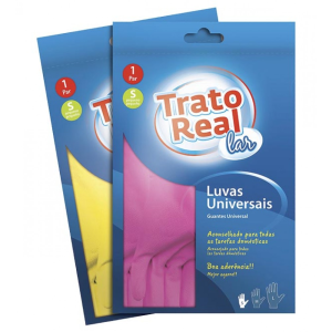 Trato Real Luvas Amarelo T-Grande