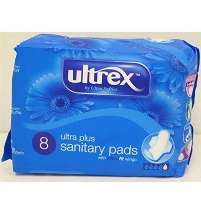 Ultrex Sanitary Pads Night 8 Uni