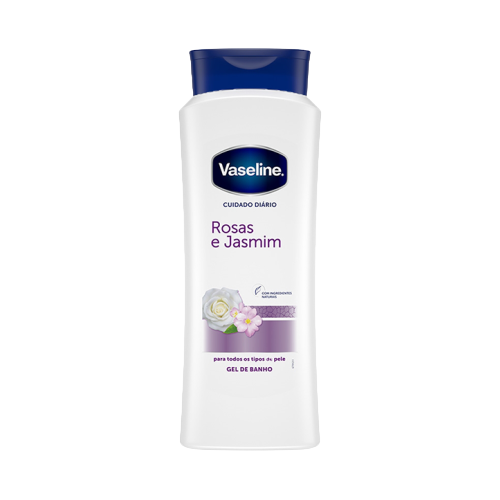 VASELINE GEL BANHO ROSAS JASMIM 700ML