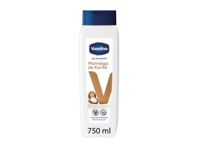 Vaseline Gel Banho Manteiga Karite 750Ml